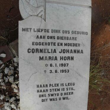 HORN Cornelia Johanna Maria 1907-1953