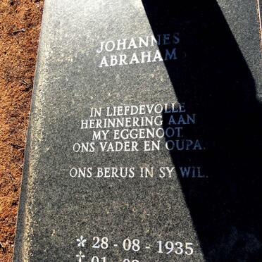 HUMAN Johannes Abraham 1935-1998 & Dorathea Johanna LIEBENBERG 1938-2010 _2