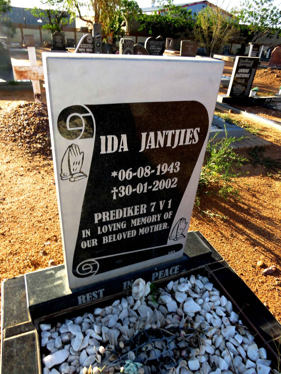 JANTJIES Ida 1943-2002