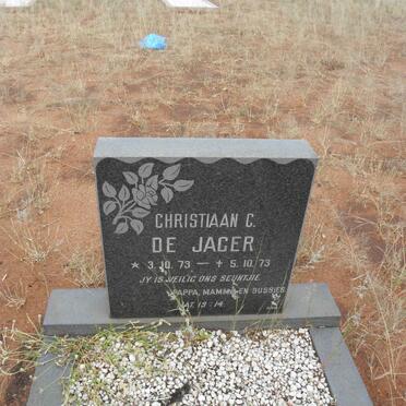 JAGER Christiaan C., de 1973-1973