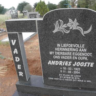 JOOSTE Andries 1923-2004