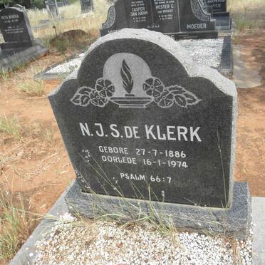 KLERK N.J.S., de 1886-1974