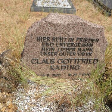 KADING Claus Gottfried 1920-1980