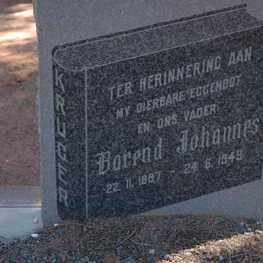 KRUGER Barend Johannes 1887-1949