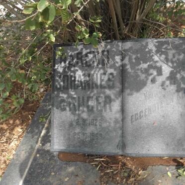 KRUGER Barend Johannes 1926-1969