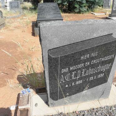 LABUSCHAGNE A.C.L.P. 1868-1952