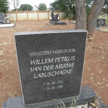 LABUSCHAGNE Willem Petrus Van Der Merwe 1926-1998