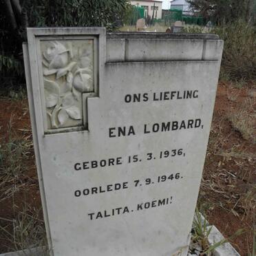 LOMBARD Ena 1936-1946