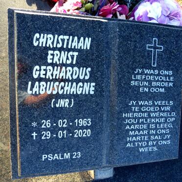 LABUSCHAGNE Christiaan Ernst Gerhardus 1963-2020
