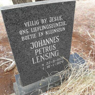 LENSING Johannes Petrus 1972-1979