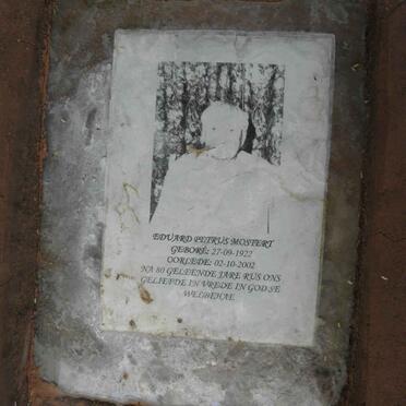 MOSTERT Eduard Petrus 1922-2002