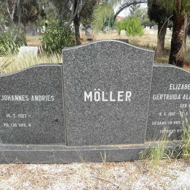 MOLLER Johannes Andries 1907- &amp; Elizabeth Gertruida Albertina KOTZE 1915-1965