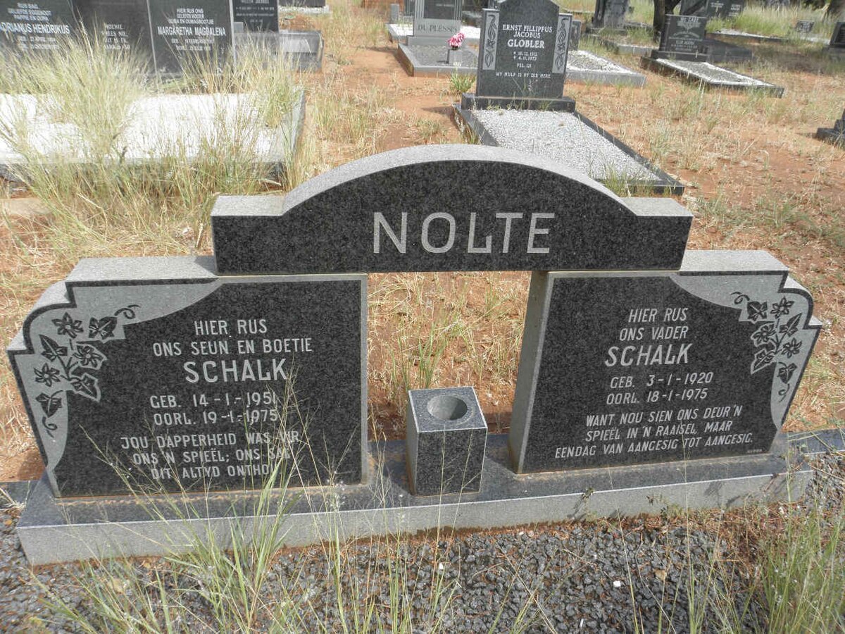 NOLTE Schalk 1951-1975 :: NOLTE Schalk 1920-1975