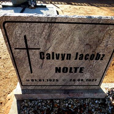 NOLTE Calvyn Jacobz 1925-2021