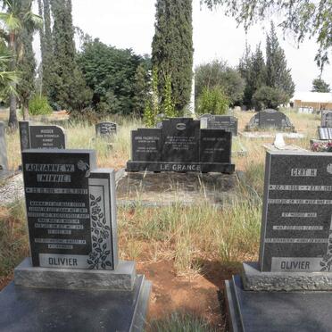 OLIVIER Gert H. 1909-1968 &amp; Adrianne W. 1916-1997