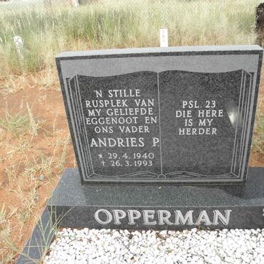 OPPERMAN Andries P. 1940-1993