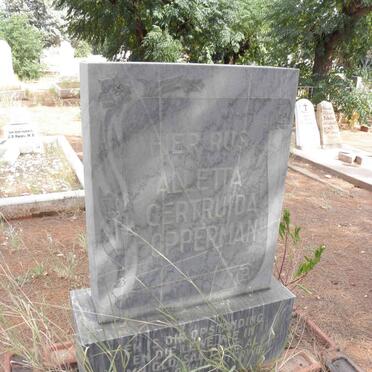 OPPERMAN Alletta Gertruida