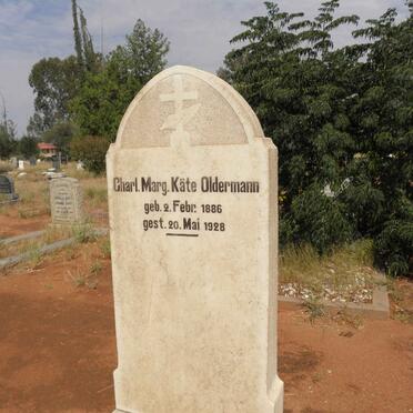 OLDERMANN Charl. Marg. Kate 1886-1928