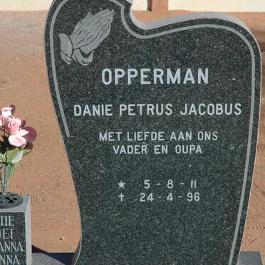 OPPERMAN Danie Petrus Jacobus 1911-1996