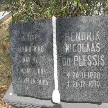 PLESSIS Hendrik Nicolaas, du 1920-1979