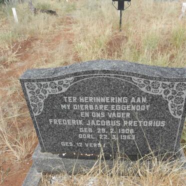 PRETORIUS Frederik Jacobus 1908-1963