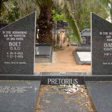 PRETORIUS J.A.C. 1933-1975 &amp; Isabel CHAPMAN 1947-