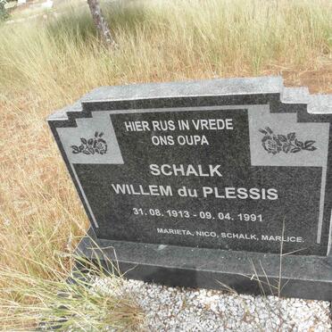 PLESSIS Schalk Willem, du 1913-1991