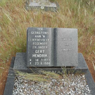 SNYMAN Gert Hendrik 1933-1986