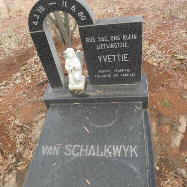 SCHALKWYK Yvettie, van 1978-1980