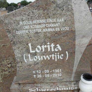 SCHIERSCHMIDT Lorita 1961-2010