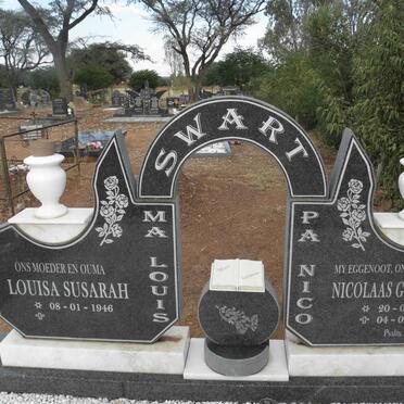 SWART Nicolaas Gerhardus 1942-2007 &amp; Louisa Susarah 1946-
