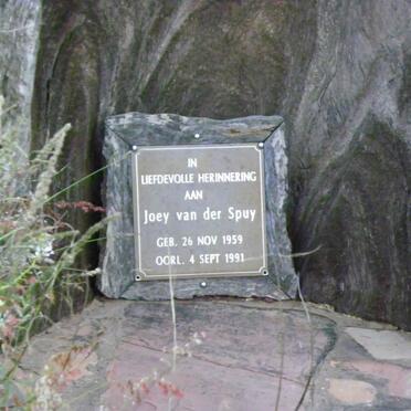 SPUY Joey, van der 1959-1991