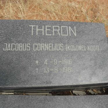 THERON Jacobus Cornelius 1916-1981