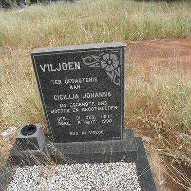 VILJOEN Cicillia Johanna 1911-1990