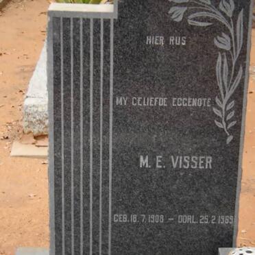 VISSER M.E. 1908-1969