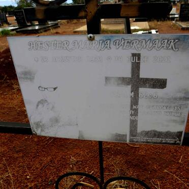 VERMAAK Hester Maria 1933-2021