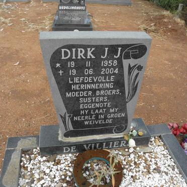 VILLIERS Dirk J.J., de 1958-2004