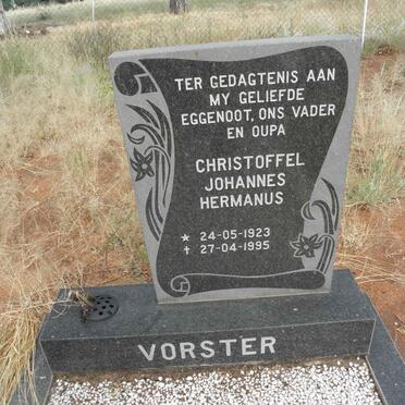 VORSTER Christoffel Johannes Hermanus 1923-1995