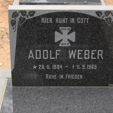 WEBER Adolf 1884-1969