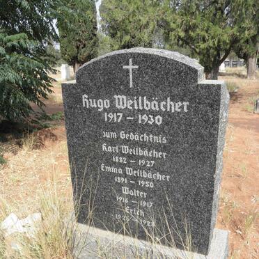 WEILBÄCHER Karl 1882-1927 :: WEILBÄCHER Emma 1891-1950