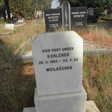 WEILBÄCHER Karlchen 1952-1953