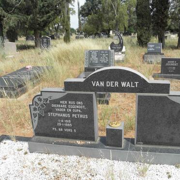WALT Stephanus Petrus, van der 1919-1985