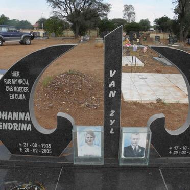 ZYL Hendrik Johannes, van 1931-2010 &amp; Johanna Hendrina 1935-2005