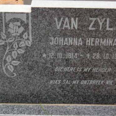 ZYL Johannes Abraham, van 1910-1974 &amp; Johanna Hermina 1914-1992
