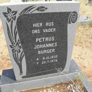 BURGER Petrus Johannes 1932-1979