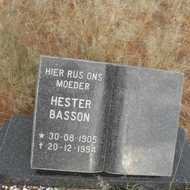 BASSON Hester 1905-1994