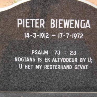 BIEWENGA Pieter 1912-1972