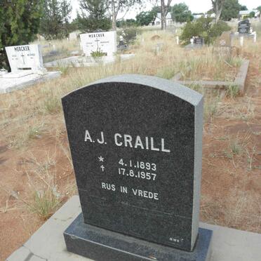 CRAILL A.J. 1893-1957