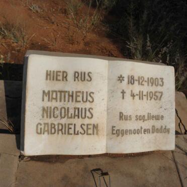 GABRIELSEN Mattheus Nicolaus 1903-1957