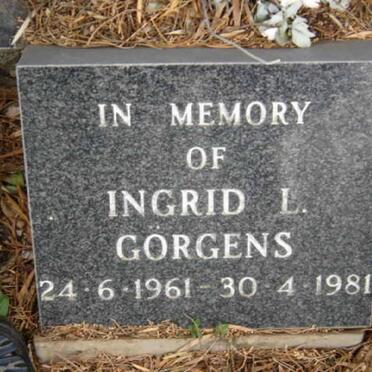 GÖRGENS Ingrid L. 1961-1981